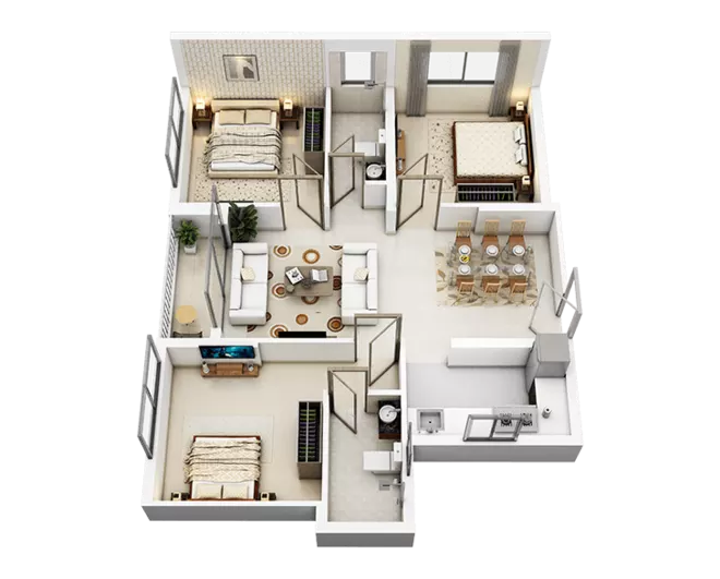 Tower 6 apartment floor plan