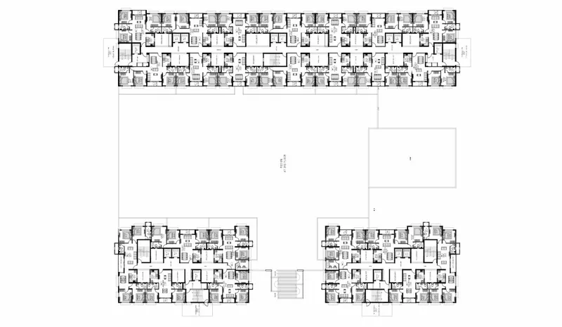 Tower 6 apartment floor plan at Urban Lakes